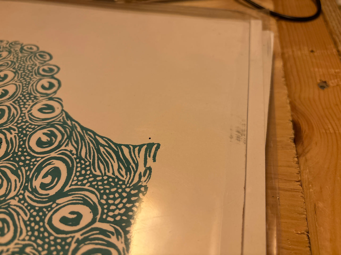11x14 kraken print (scrape at the bottom)