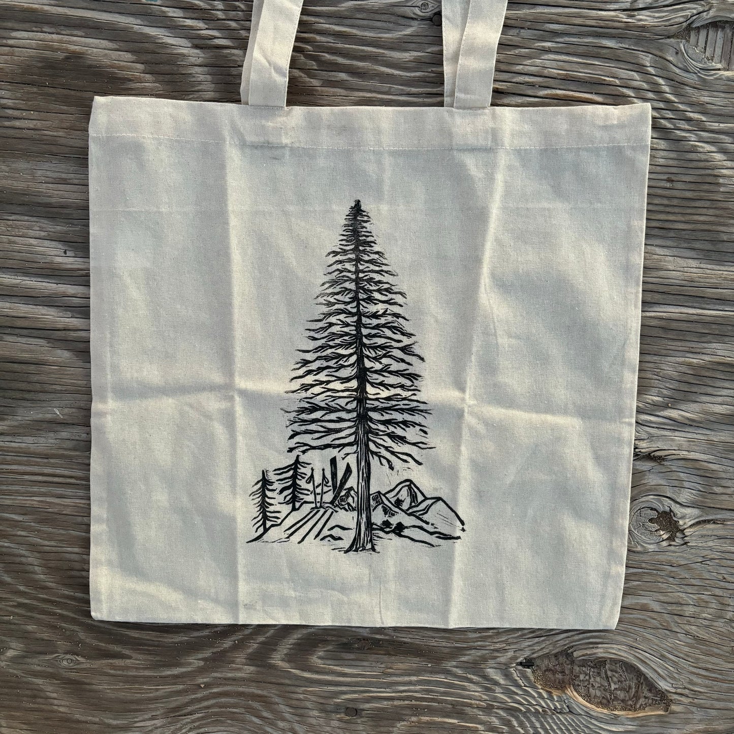 Pine summit tote bag (cotton)