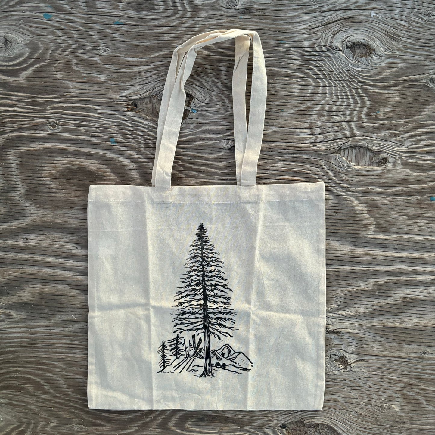 Pine summit tote bag (cotton)