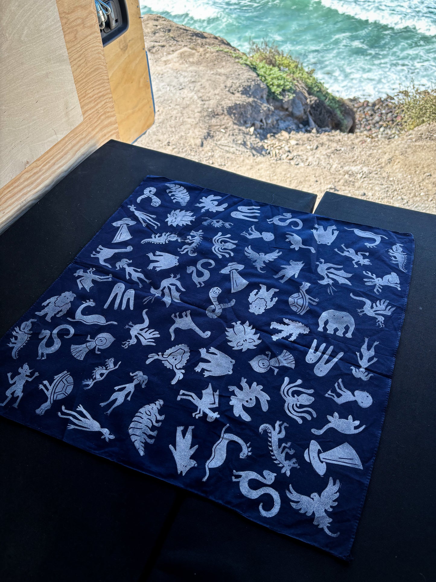 Mini monsters Bandana 3 (blue)