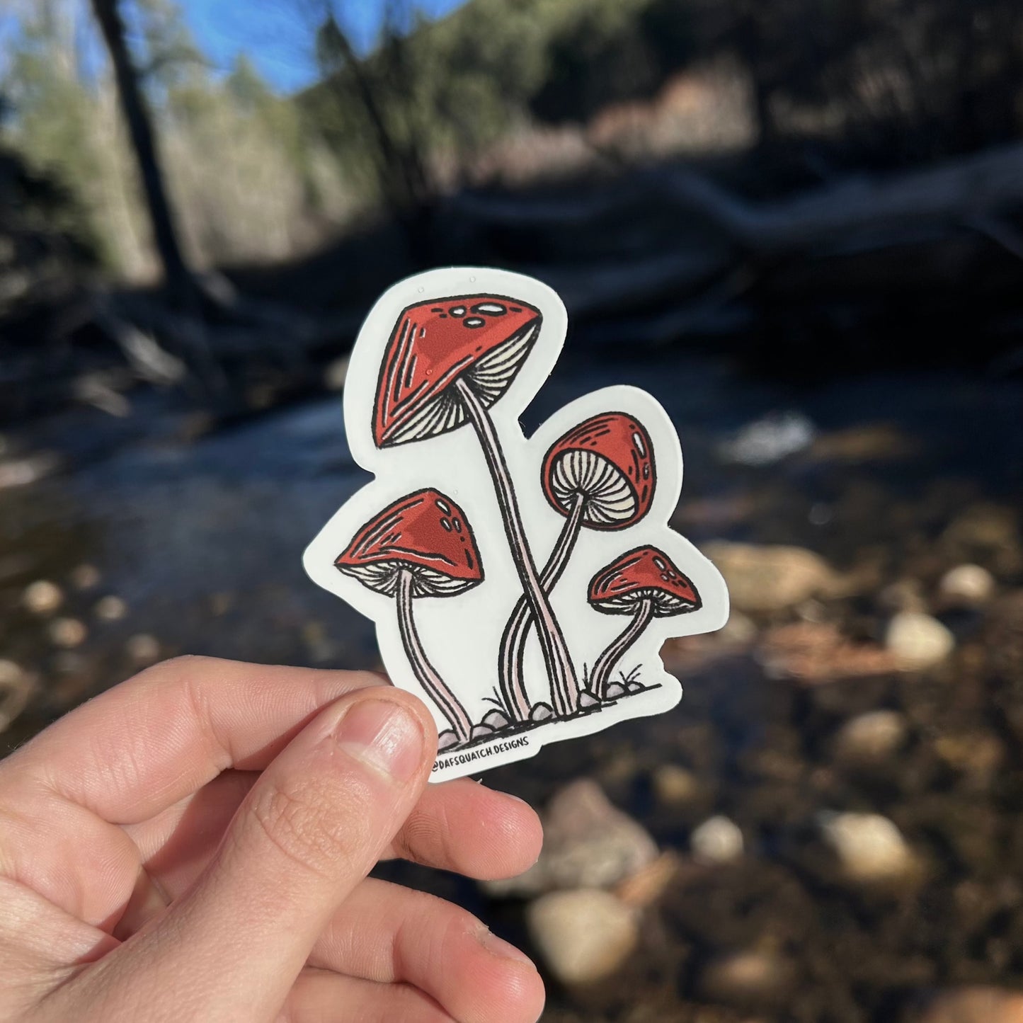 mushrooms sticker