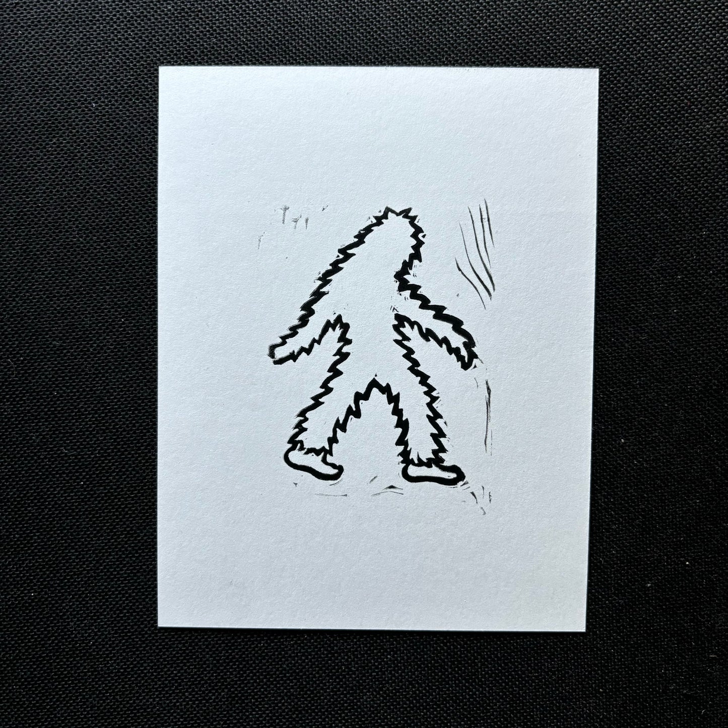 Squatch (with texture) - black