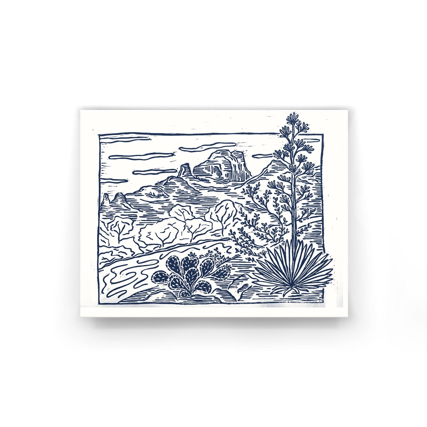 Sedona 8.5x11 print on white