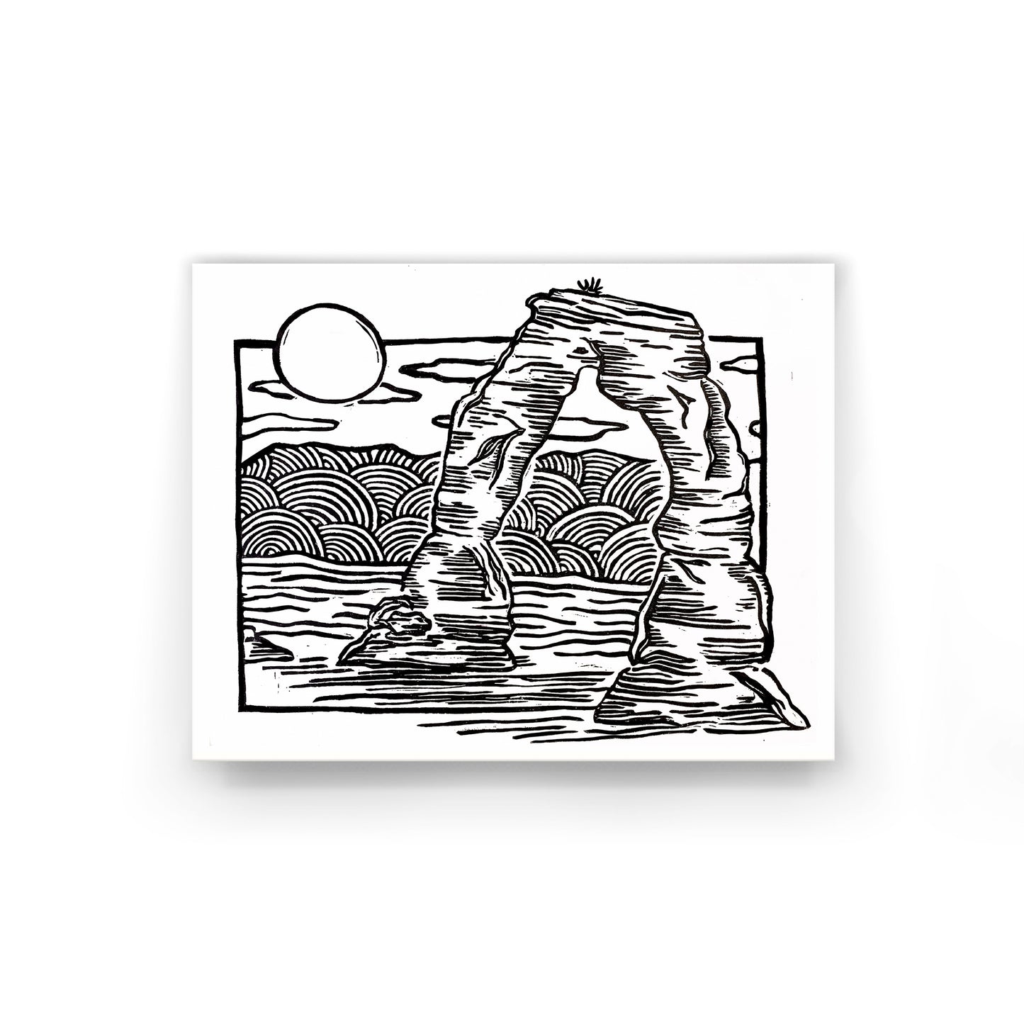 Arches 8.5x11 print on white