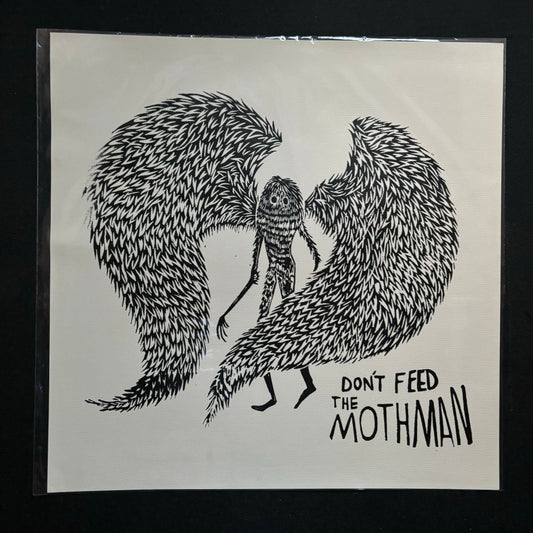 Don’t feed the Mothman print 12x12 - cream