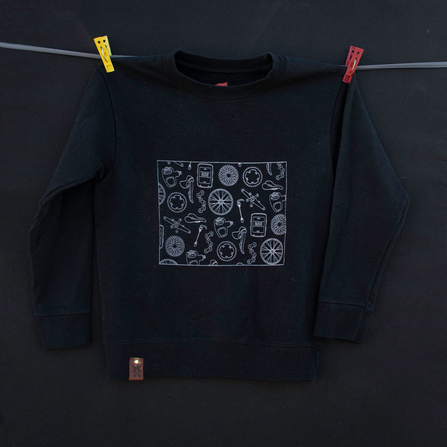 S jr - Bike part(y) crew neck