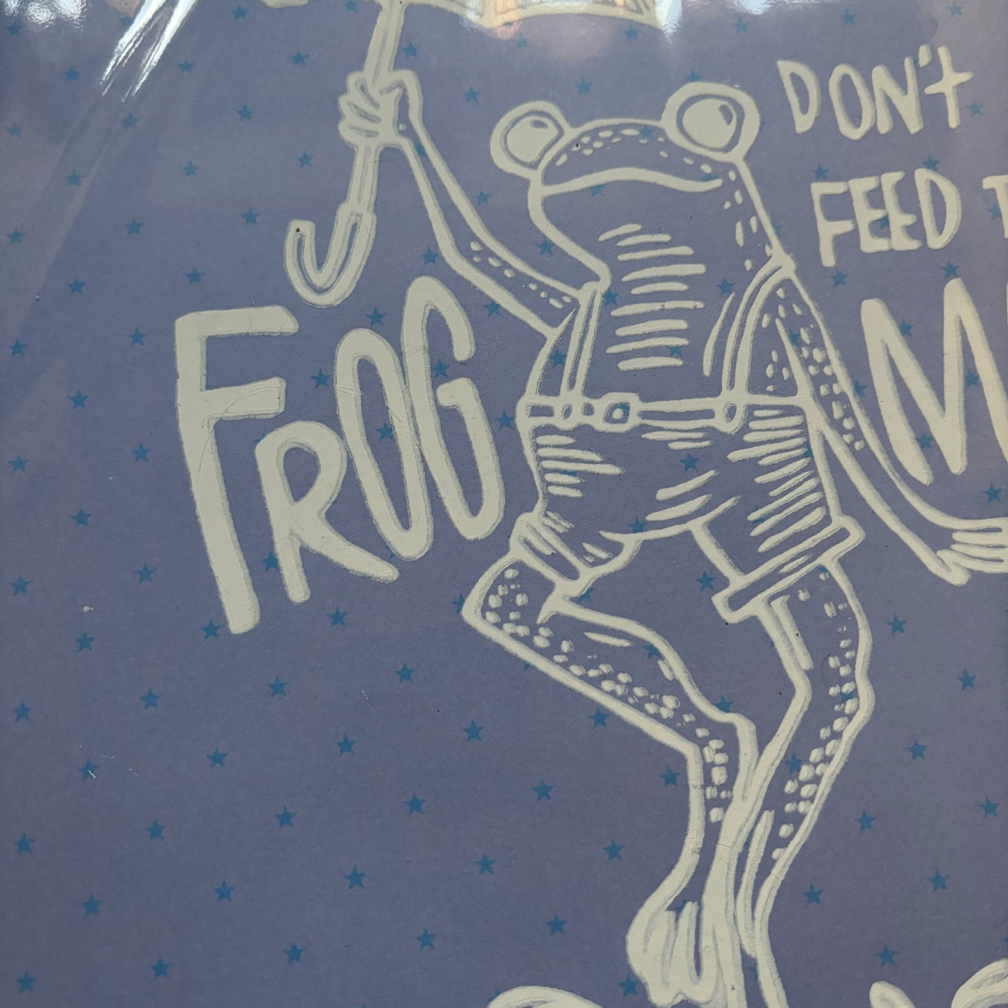 Don’t feed the Frogman 12x12 print - stars