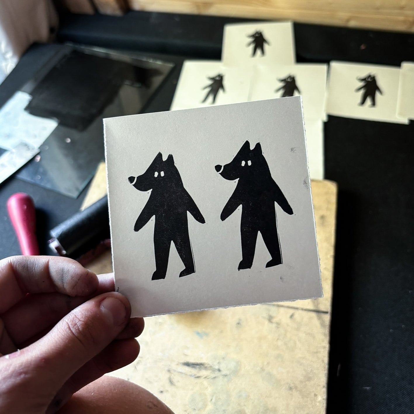 Dogman mini print