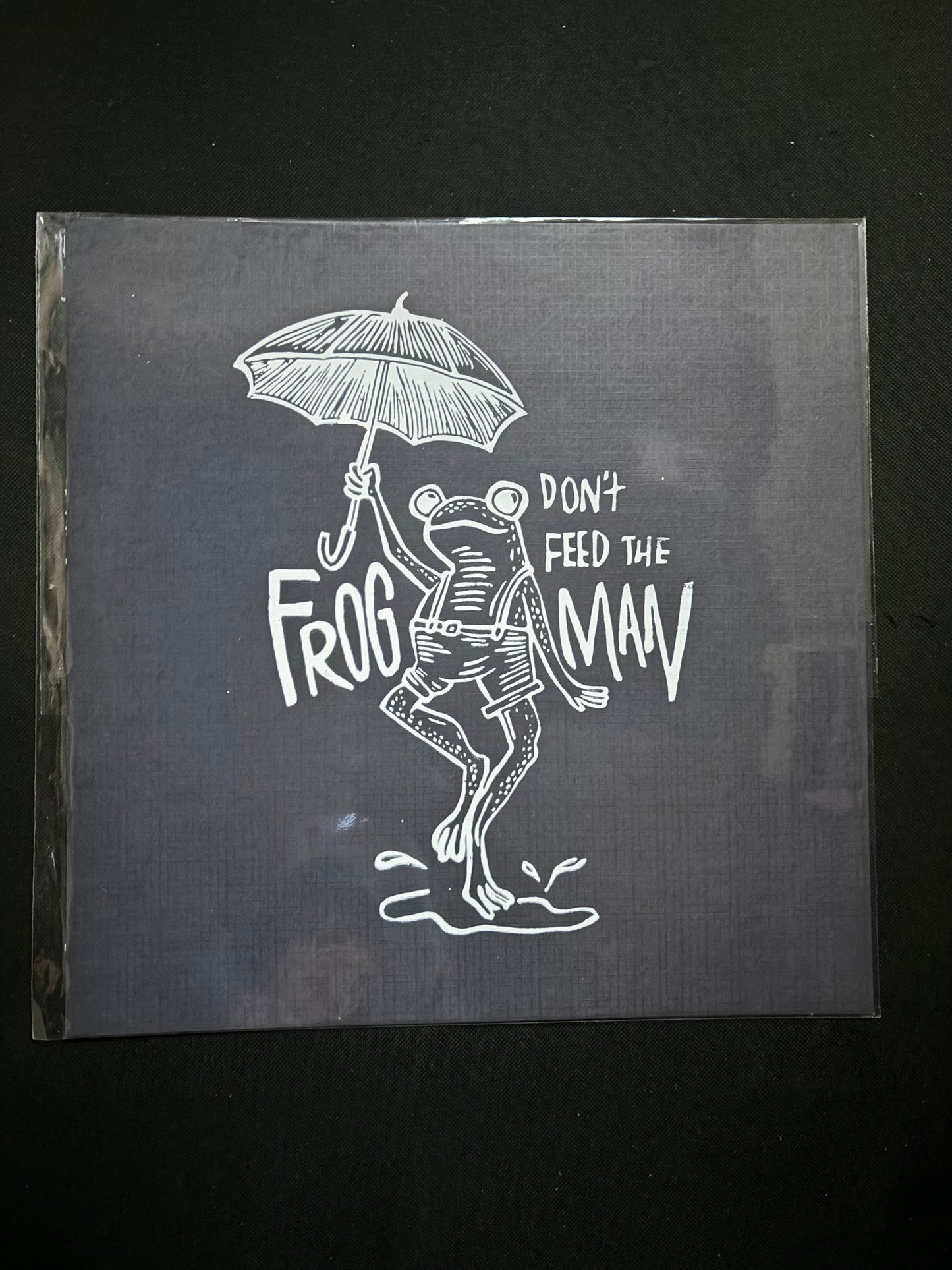 Don’t feed the Frogman 12x12 print - greys