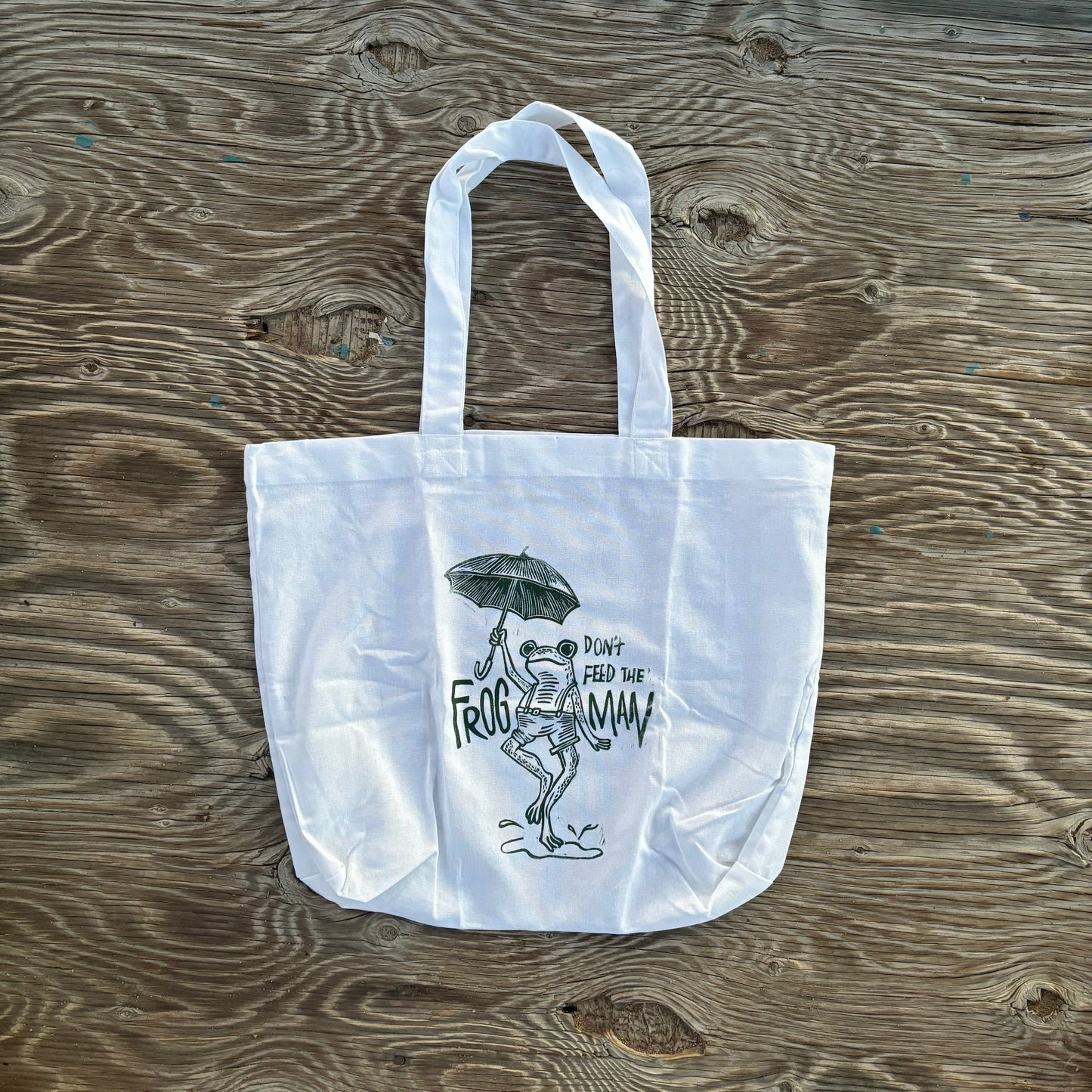 Frogman tote bag (cotton)