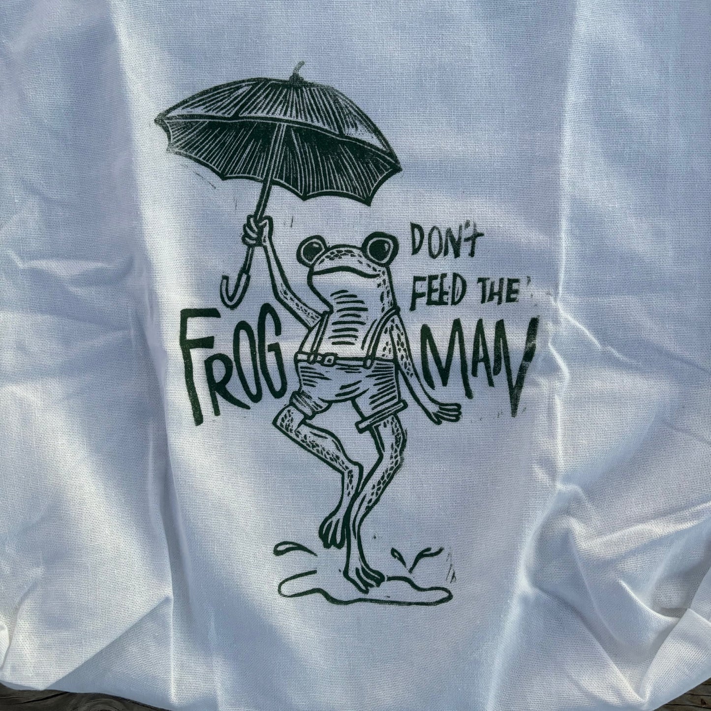 Frogman tote bag (cotton)