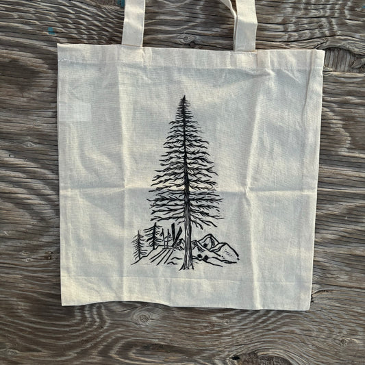 Pine summit tote bag (cotton)