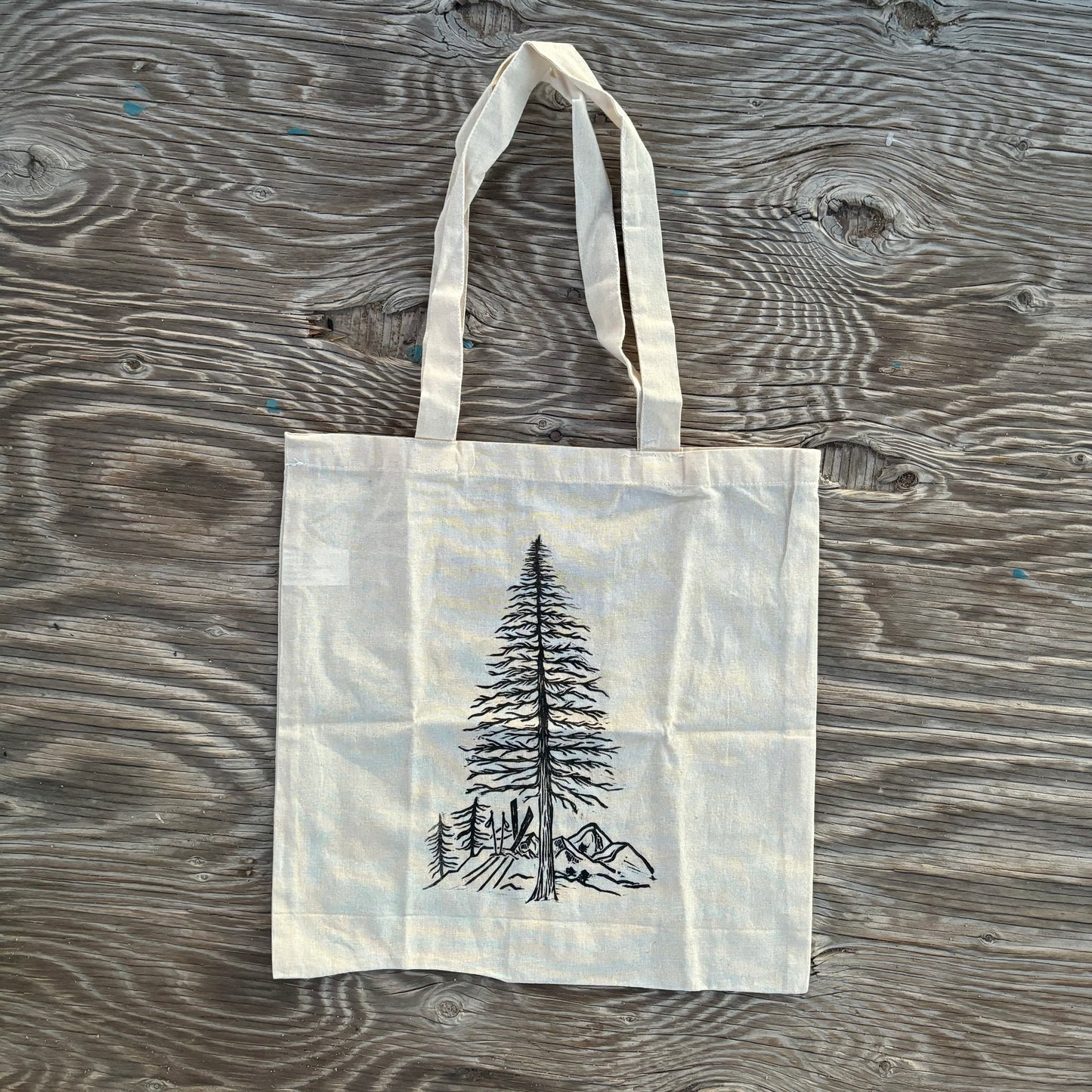 Pine summit tote bag (cotton)