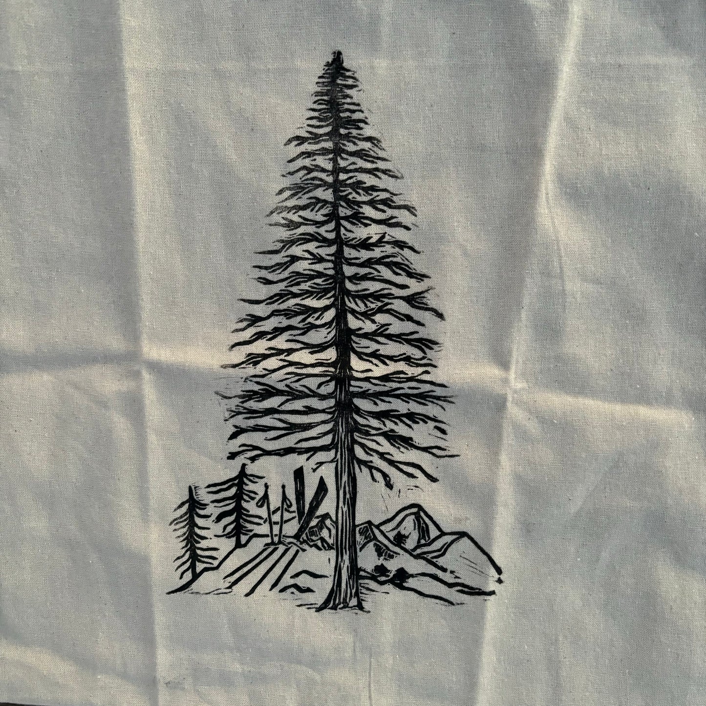 Pine summit tote bag (cotton)