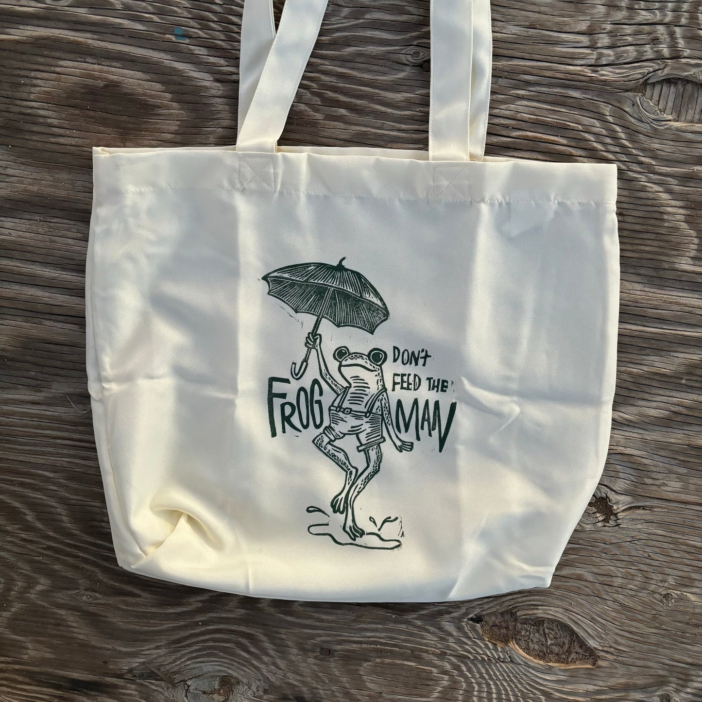 Frogman tote bag (polyester)