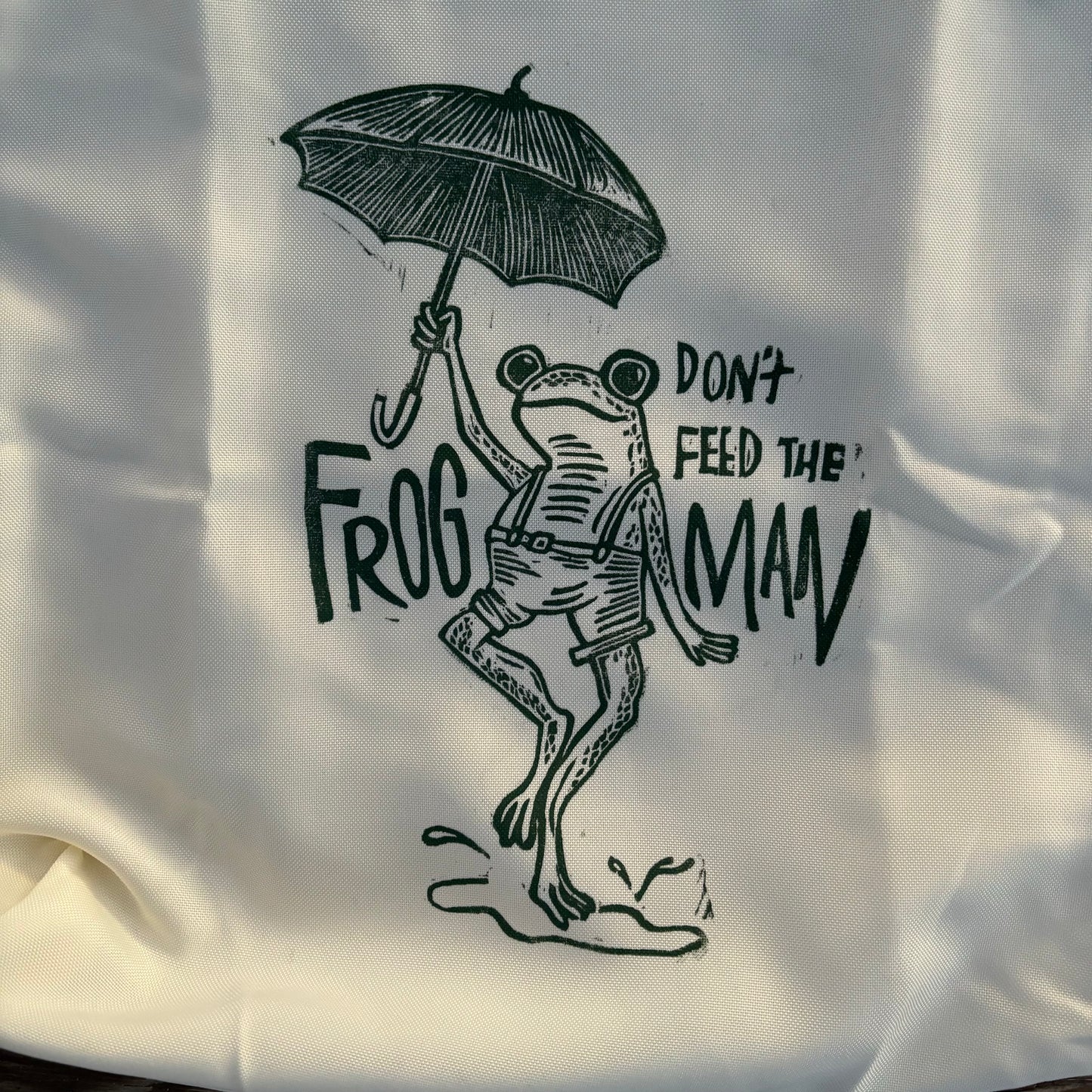 Frogman tote bag (polyester)