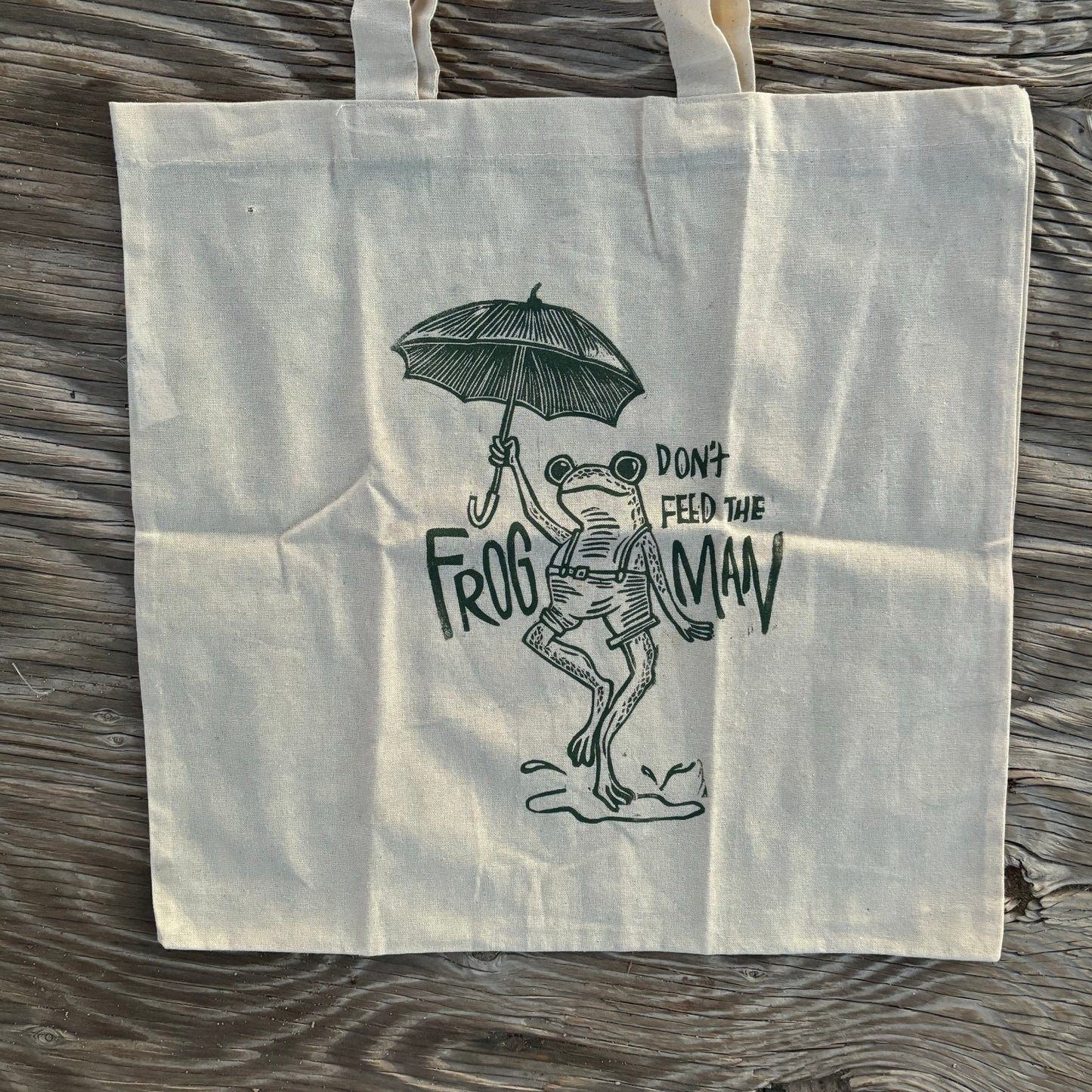 Frogman tote bag (cotton)