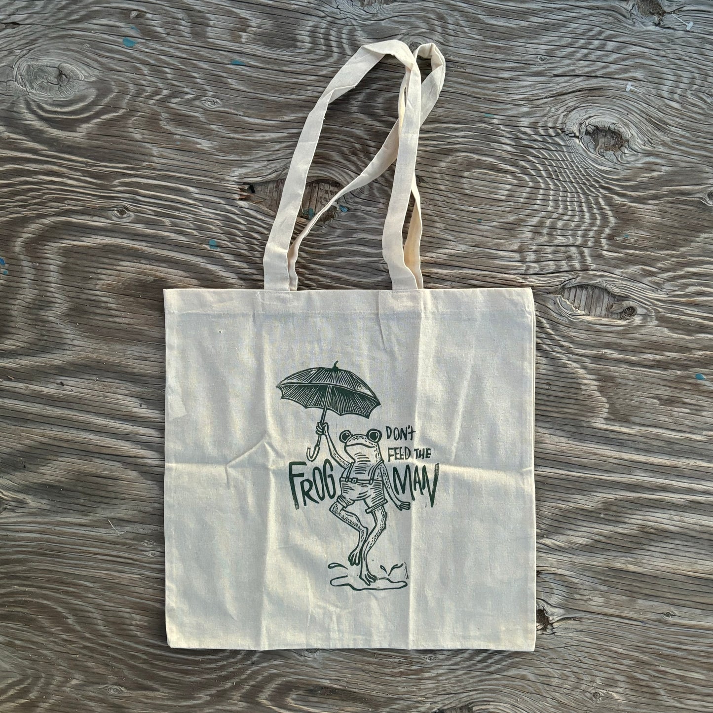 Frogman tote bag (cotton)