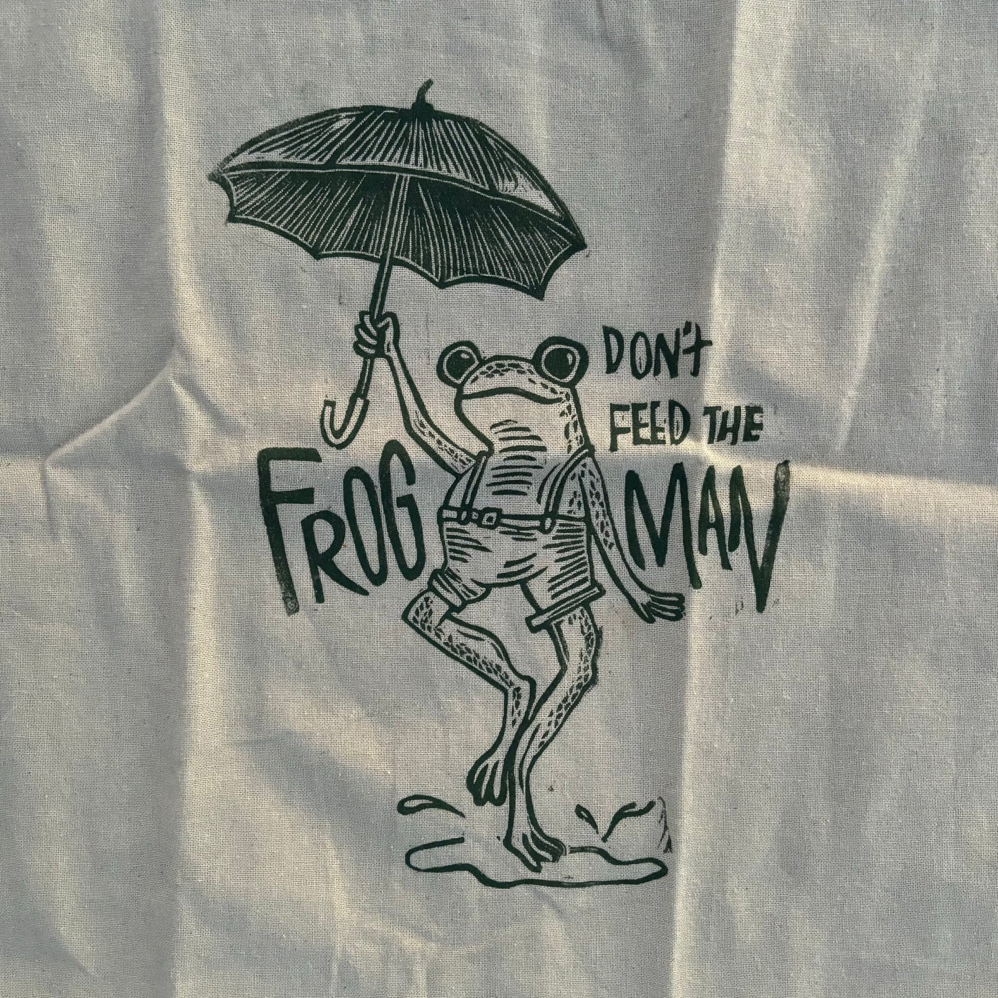 Frogman tote bag (cotton)