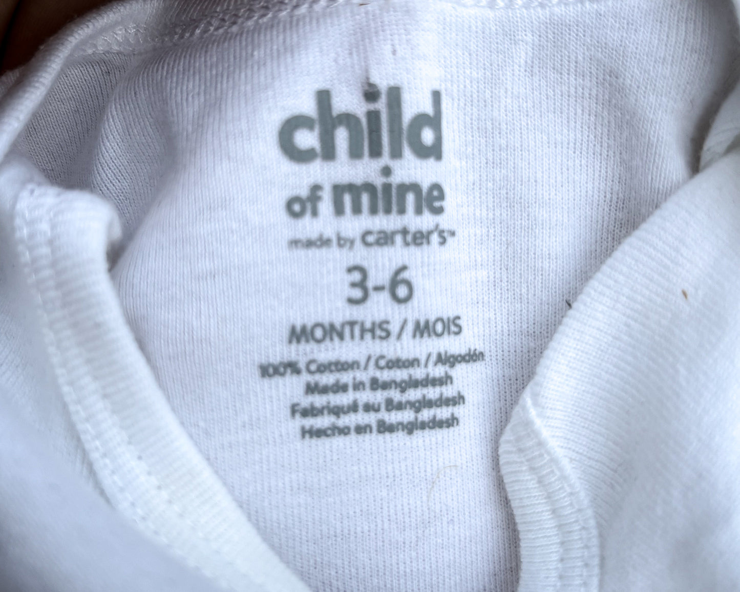 3-6M - Monument onesie