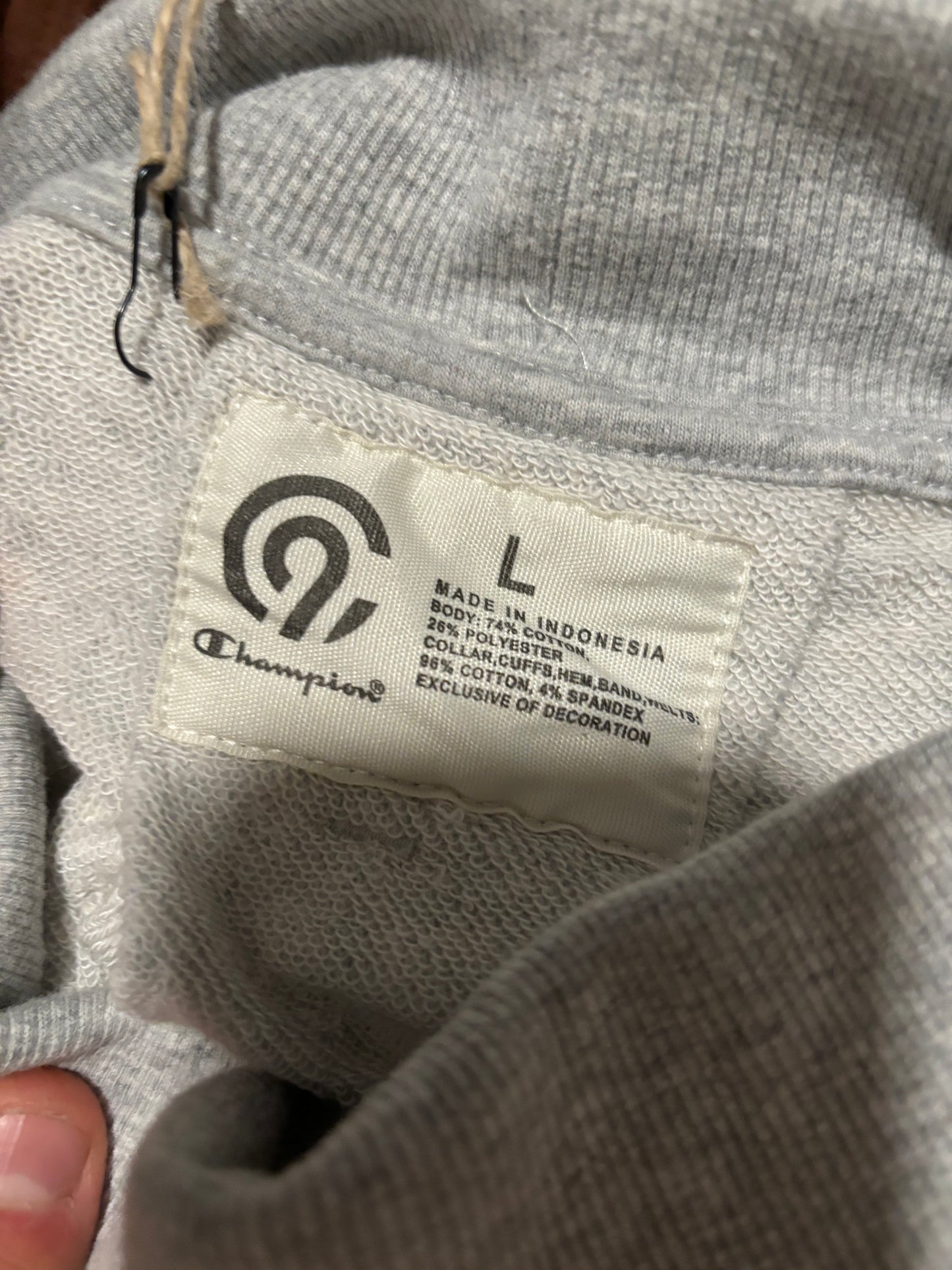 L - Monument neck hoodie