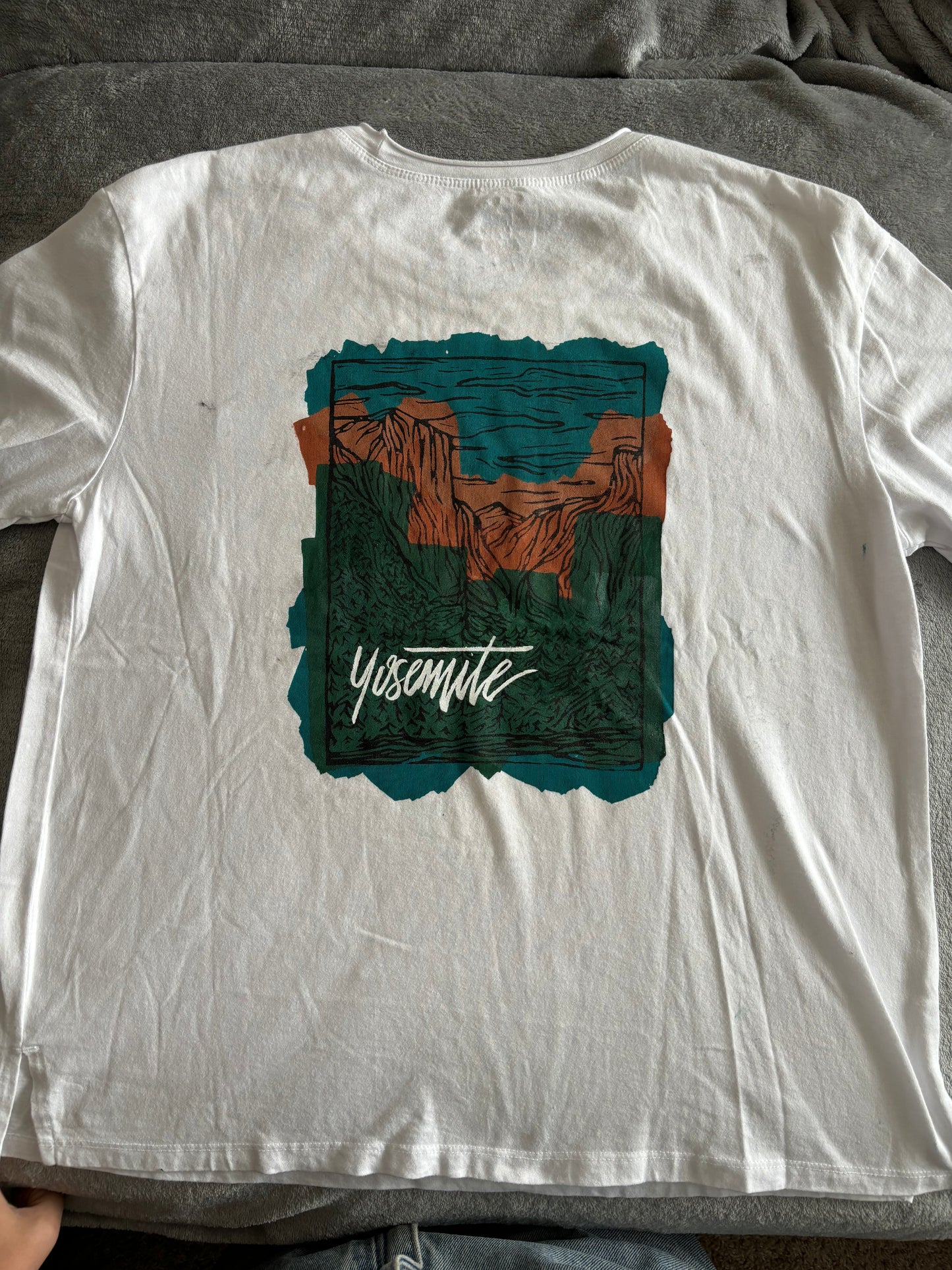 S - Yosemite T-shirt (ink stains)