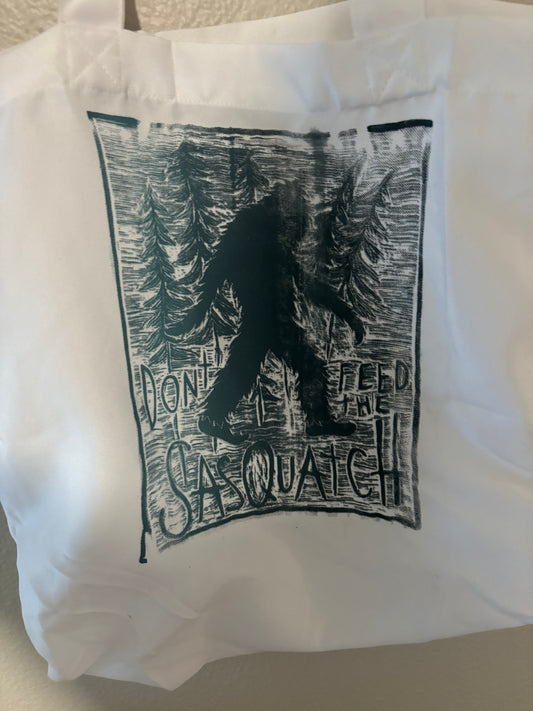 Sasquatch tote bag (misprint)
