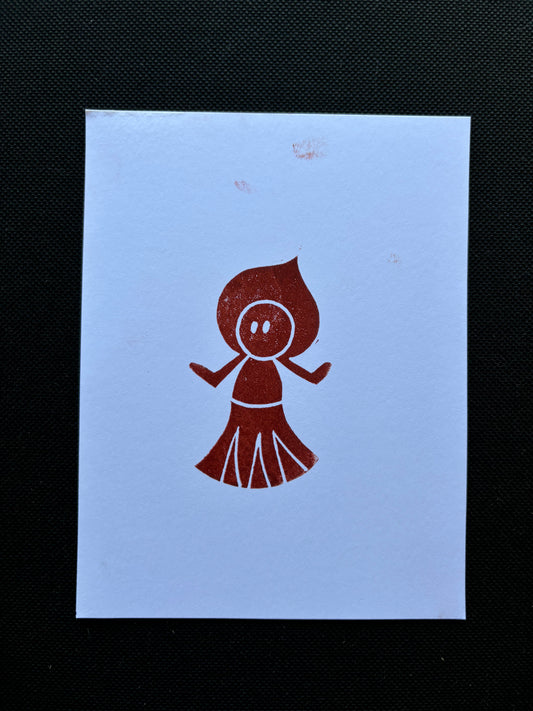 Flatwoods monster flat card