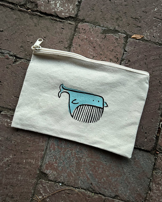lil whale small pouch