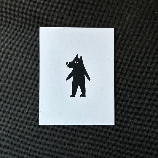 Dogman flat card