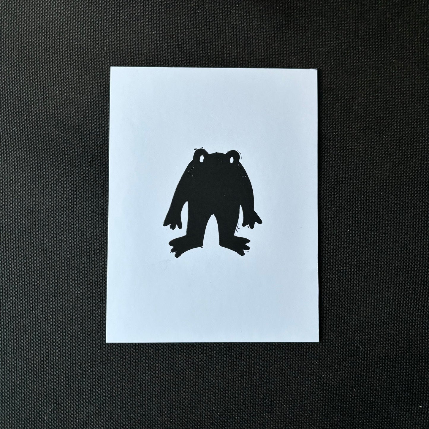 Frogman flat card