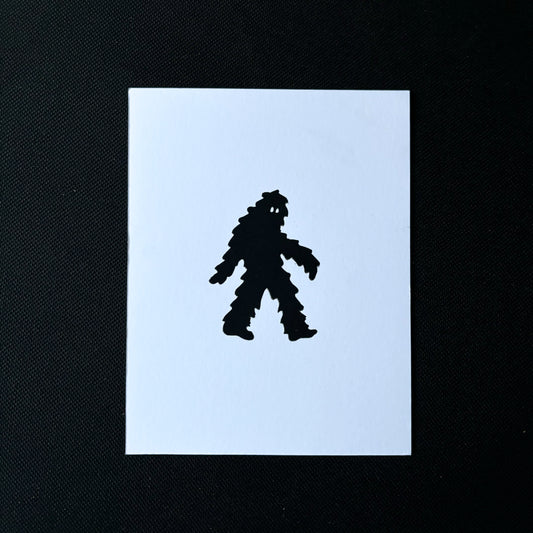 Sasquatch flat card