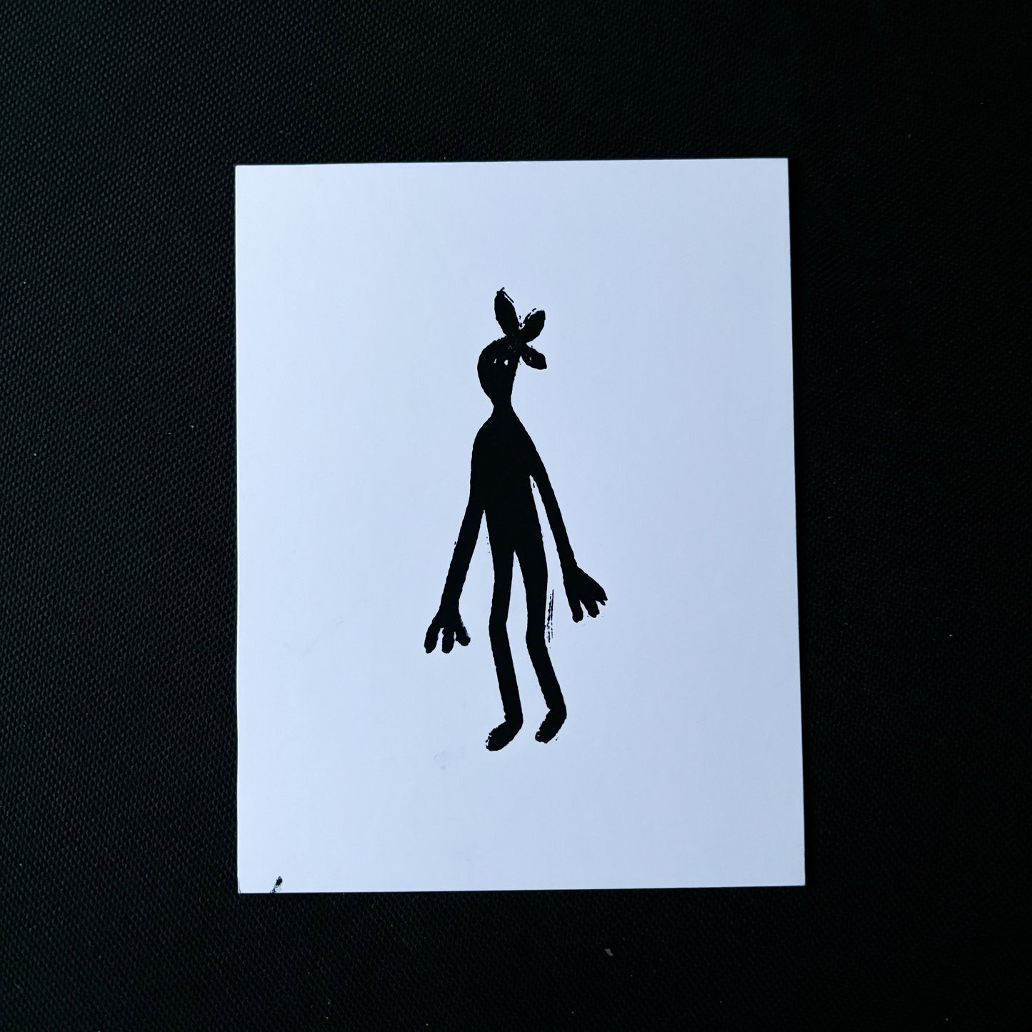 Veggie man flat card