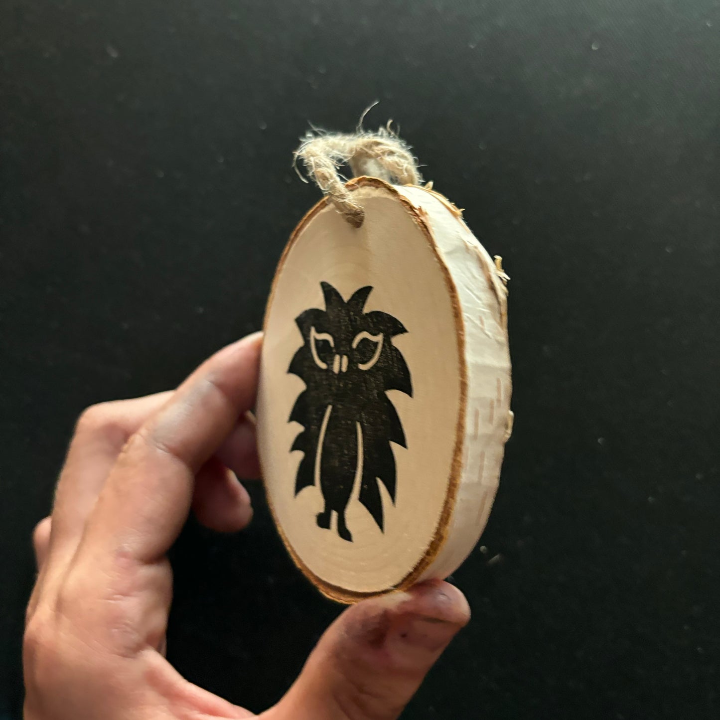 Wooden slice ornaments (ANY CRYPTID)