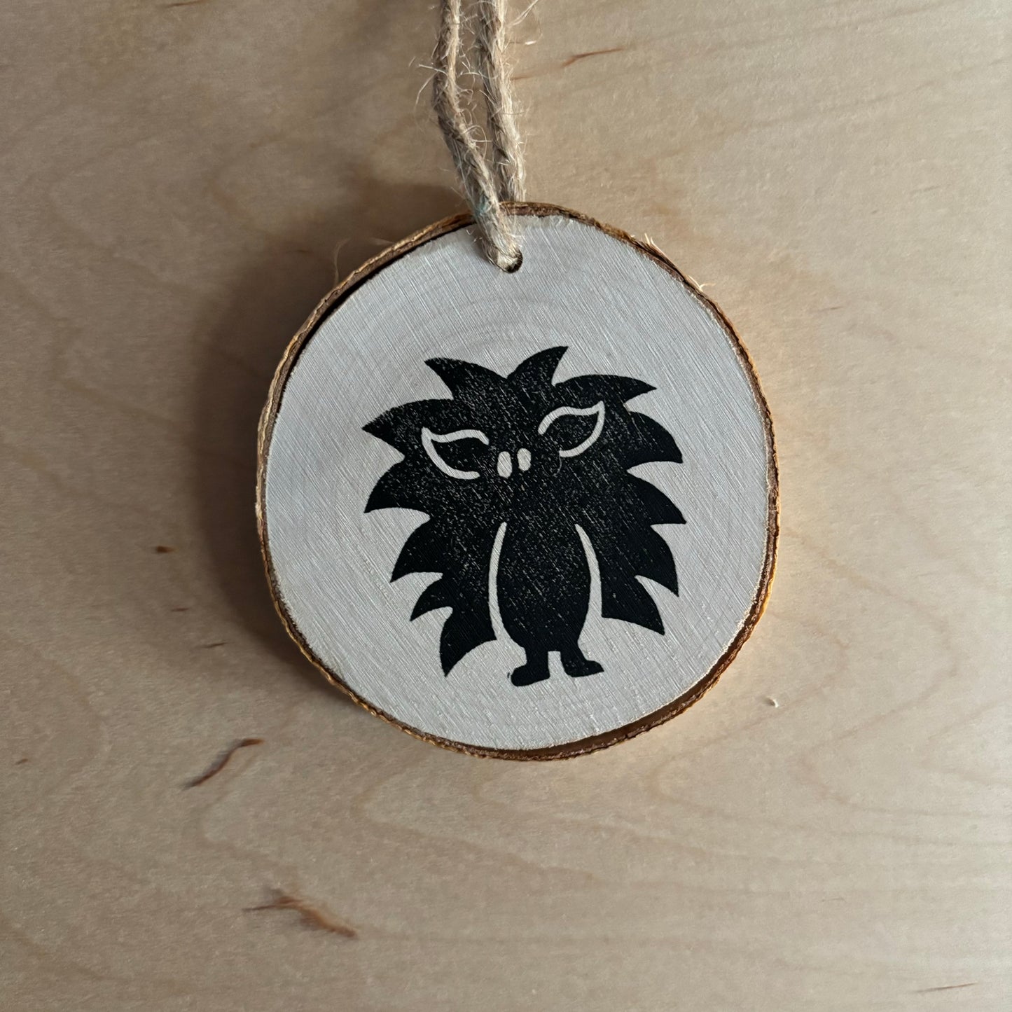 Wooden slice ornaments (ANY CRYPTID)