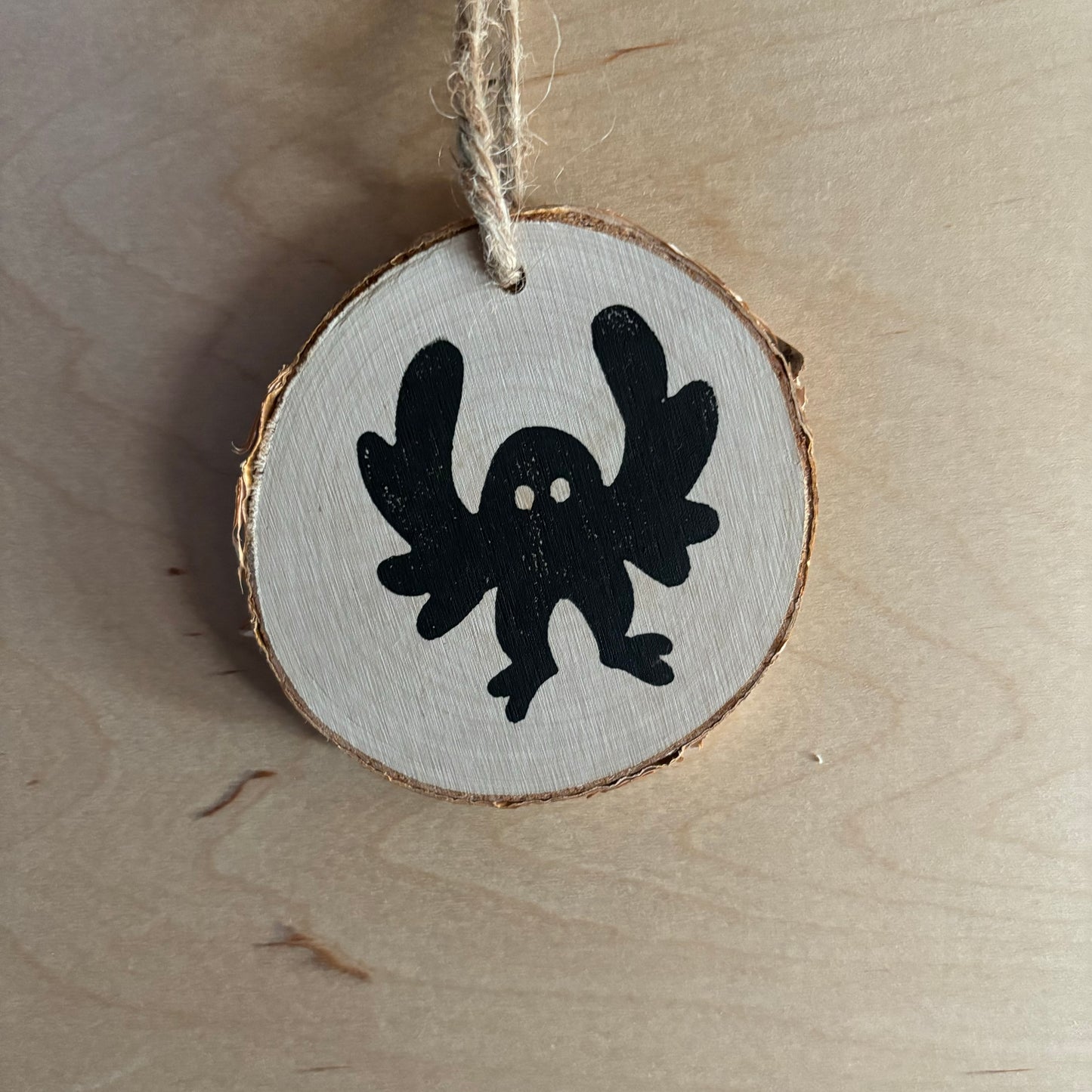 Wooden slice ornaments (ANY CRYPTID)