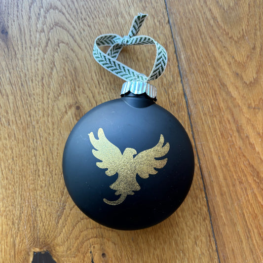 Black ornaments , gold print (ANY CRYPTID)