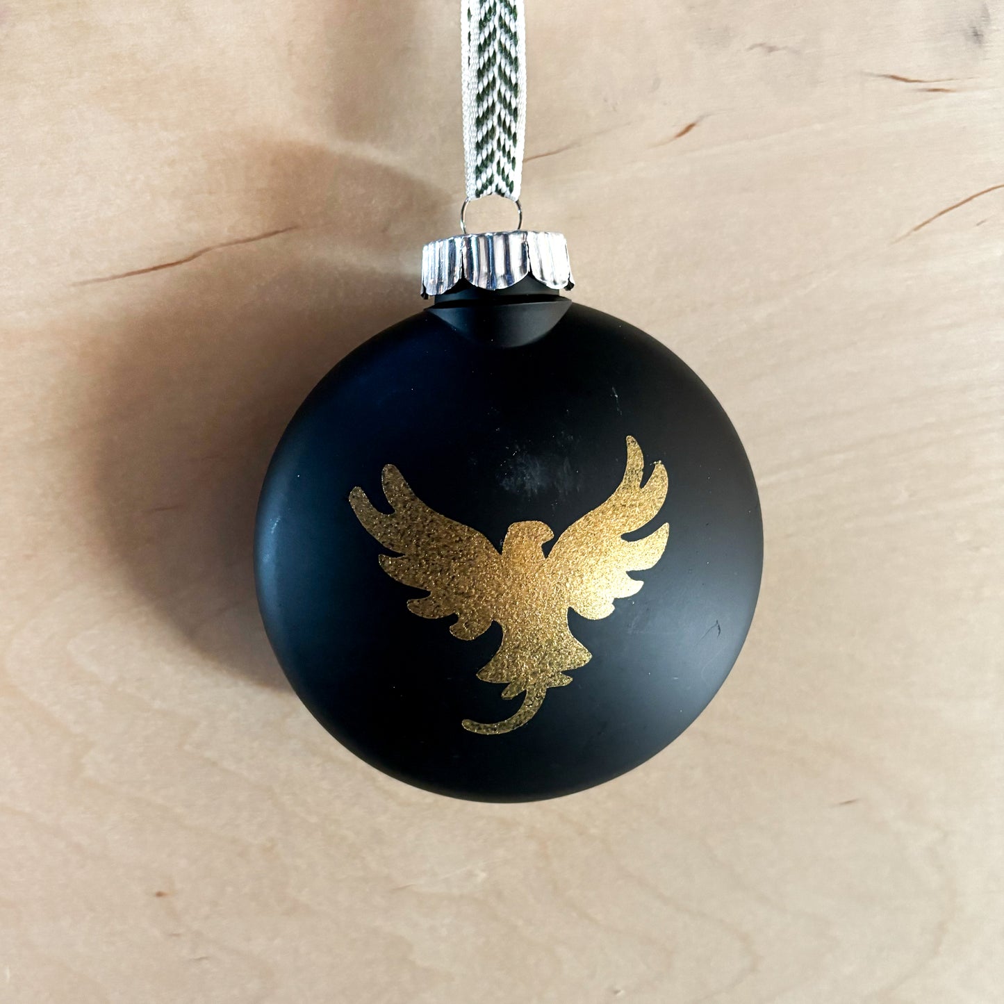 Black ornaments , gold print (ANY CRYPTID)