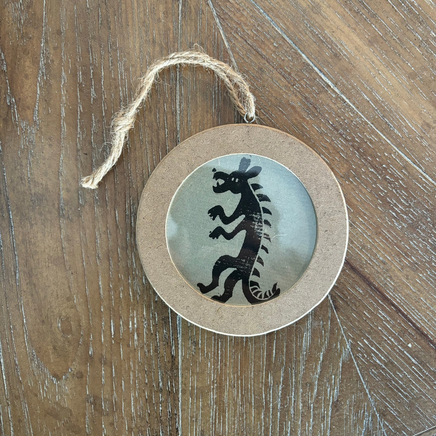 Chupacabra print ornament