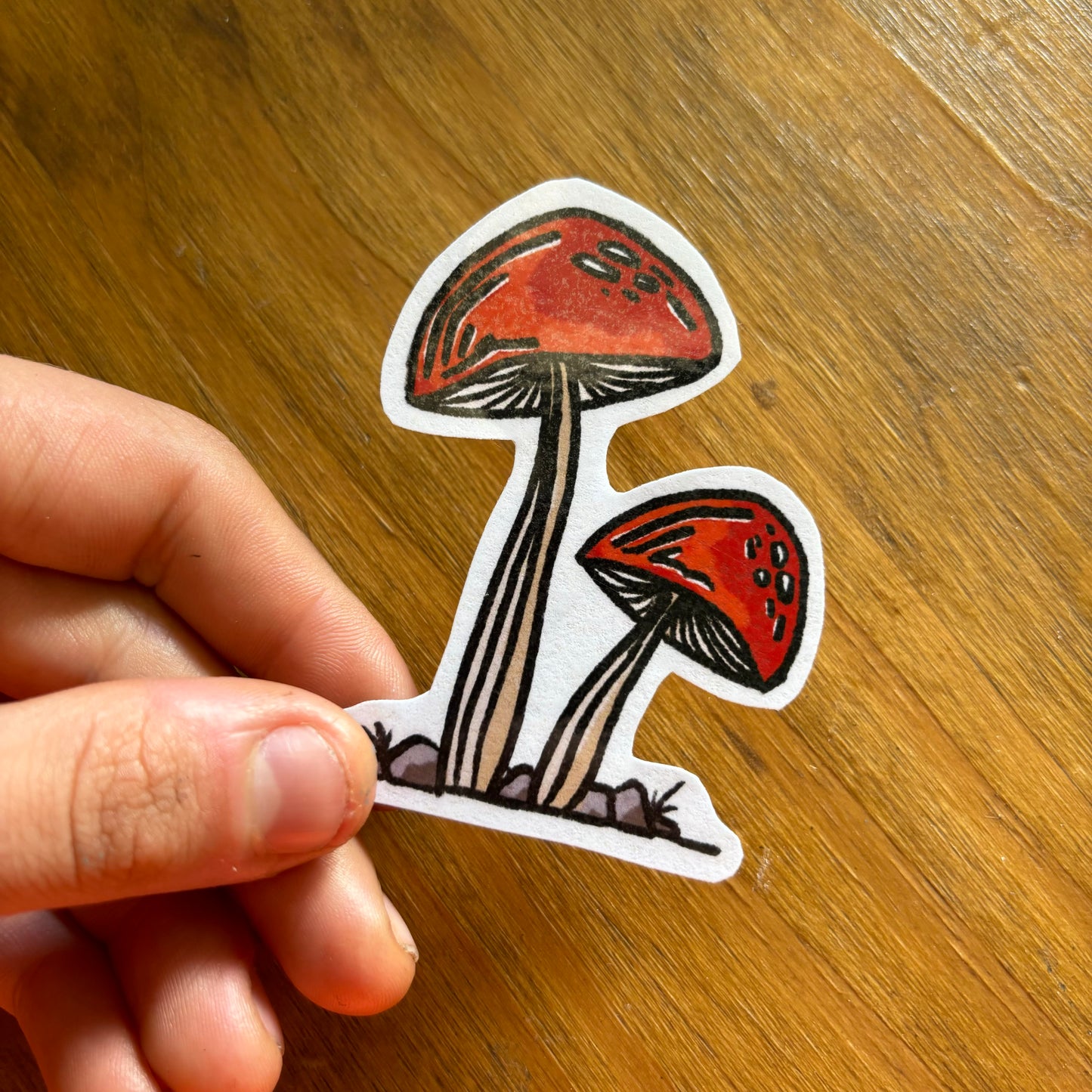 Mushrooms 3 sticker