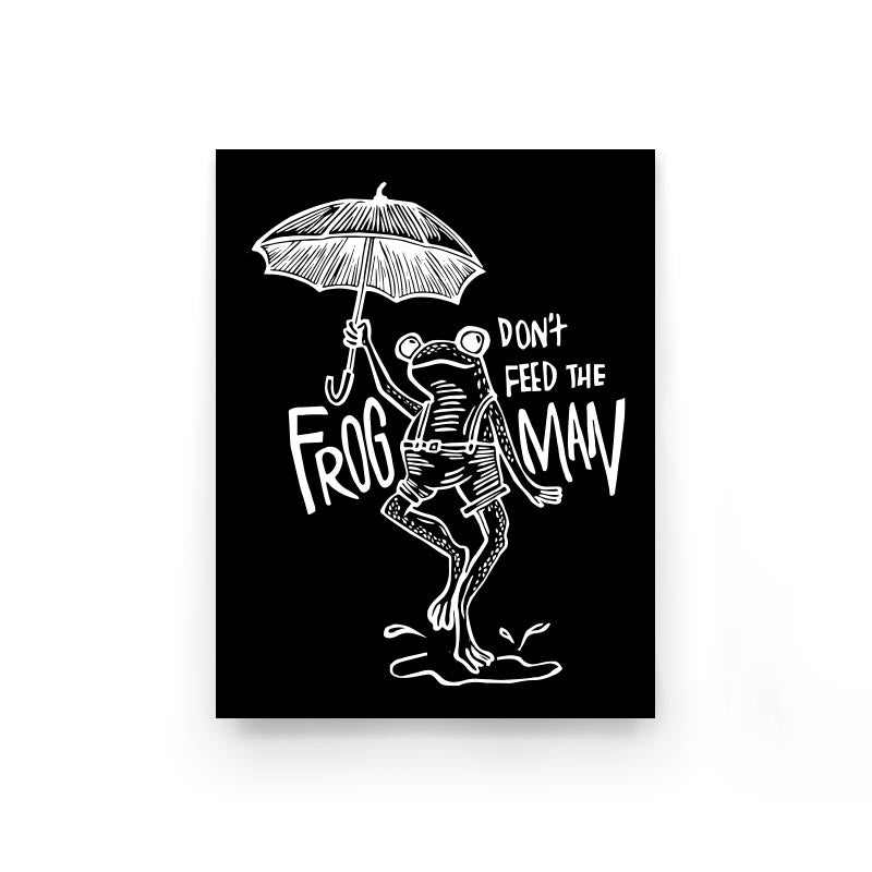 Frogman 8.5x11 print