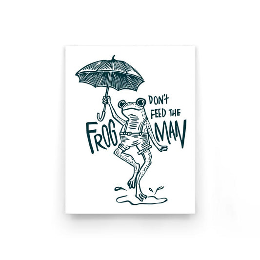 Frogman 8.5x11 print