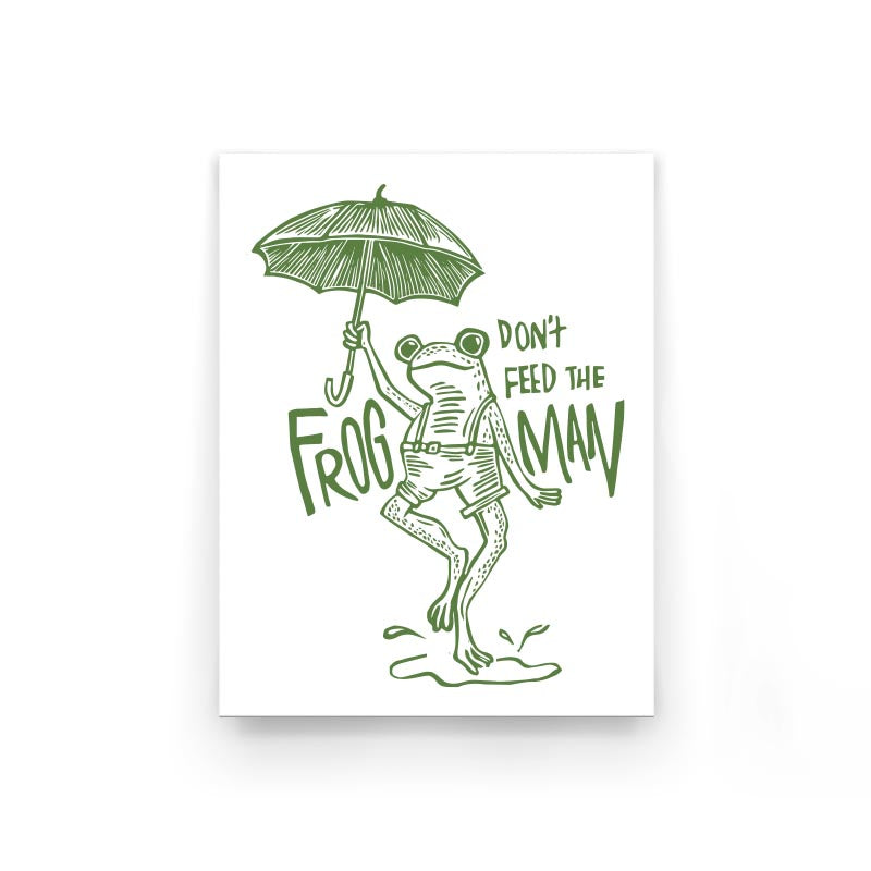 Frogman 8.5x11 print