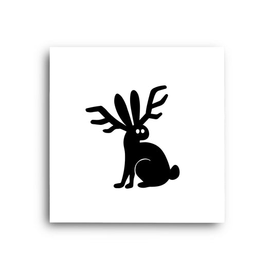 jackalope mini print