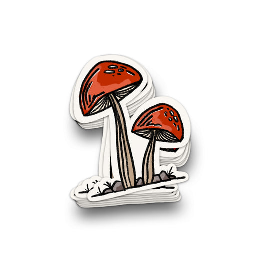 mushroom sticker