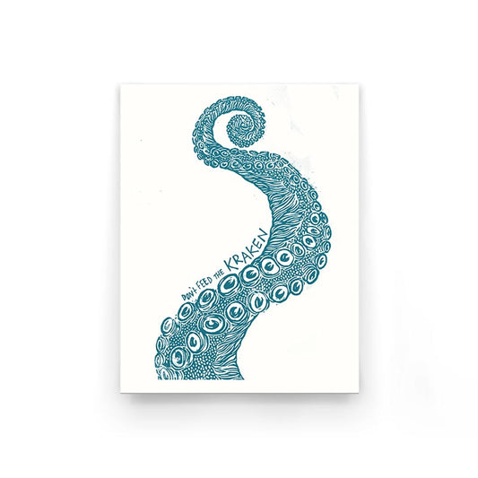 Kraken 8.5x11 print on white