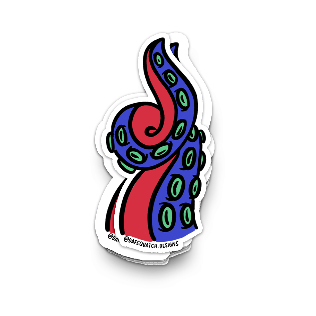 tentacle sticker