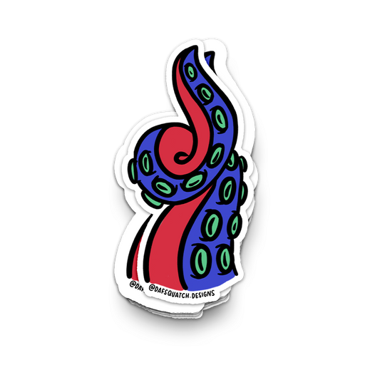 tentacle sticker